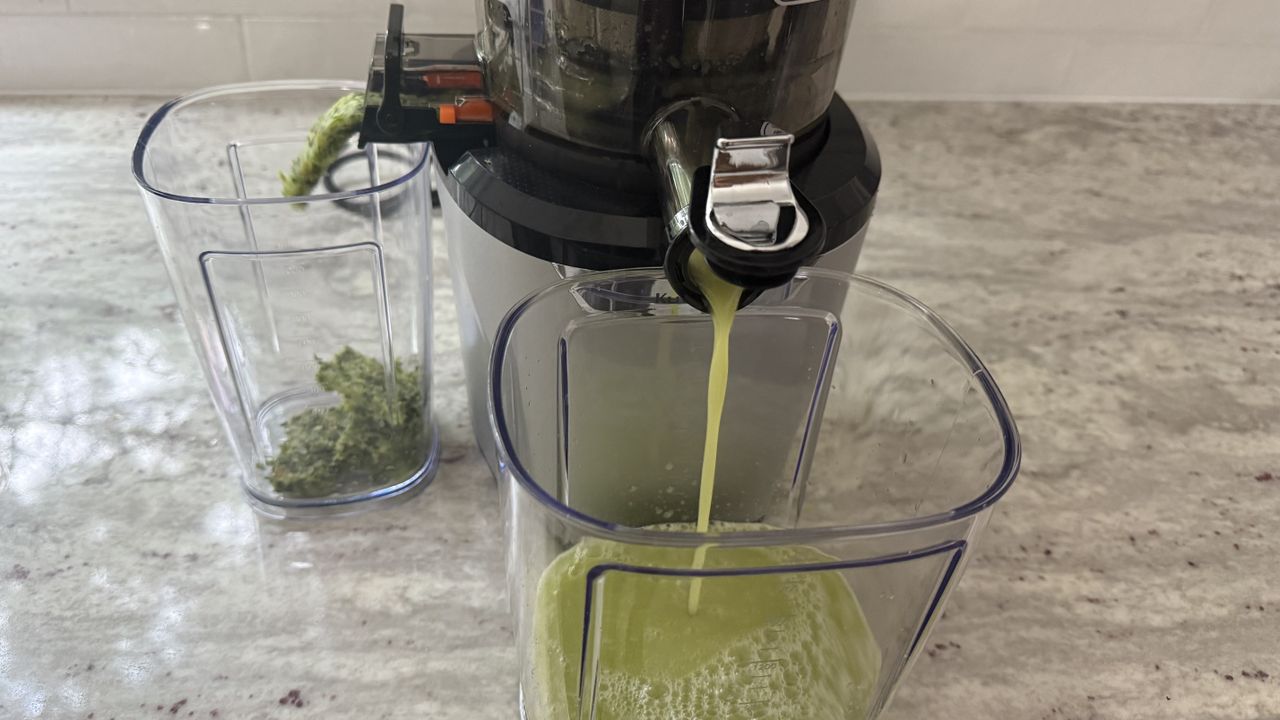 The Kuvings Hands-Free Slow Juicer AUTO10 Plus is the ultimate tool for juicing, and much more